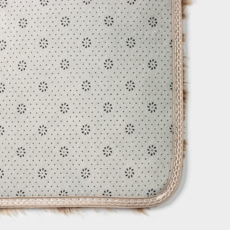 Fluffy delay rug, 50 × 80 cm, brown-beige-5