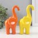 Souvenir Ceramics "Elephant, trunks" Color Mix 6x8x15 cm
