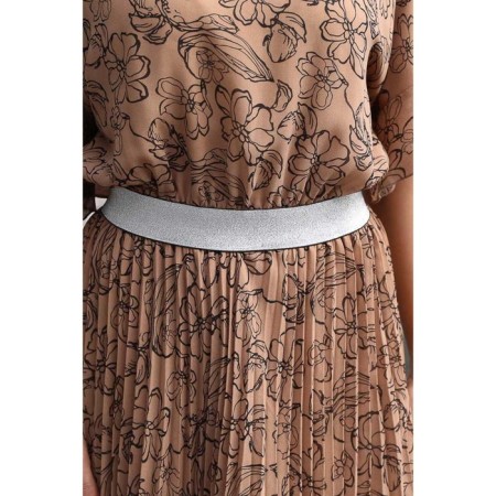 Female dress, size 50, beige color-12