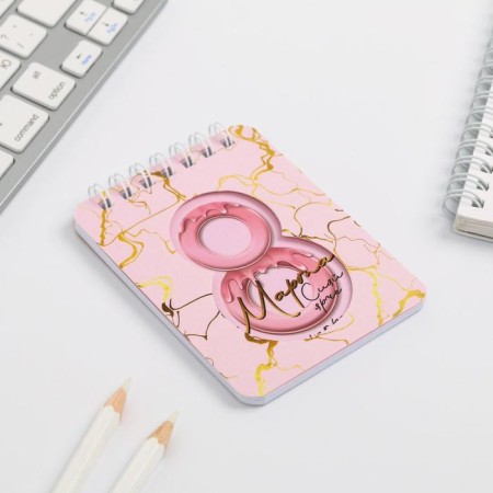 Set "since March 8": notebook and pen Plastic-2