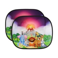 Sunspecific curtains for cars, cartoons DF2, 44 × 36 cm, set 2 pcs