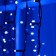 Garland "Curtain" 2 x 3 m, IP65, UMS, dark rubber thread, 760 LED, Blue glow, 220 V
