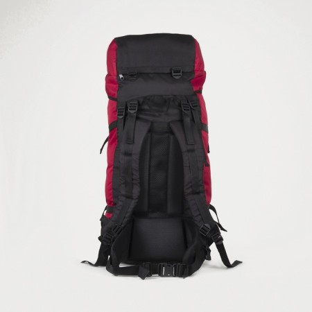 Tourist backpack, TAIF, 70 l, cord department, outer pocket, 2 side pockets, black color-3