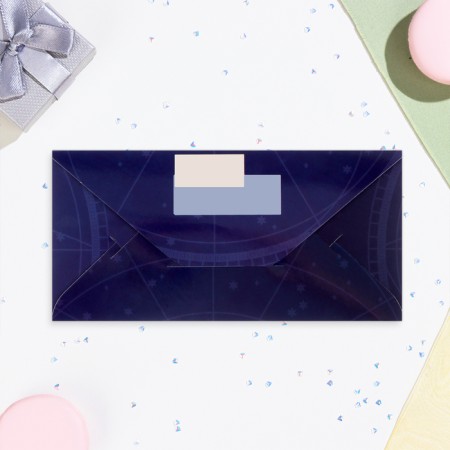 The envelope for the money "Make a desire!" glitter, 8.1x16.4 cm-2