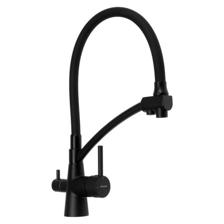 Accoona A5179FF-13 kitchen mixer, single-leaf, with output for drinking water, black