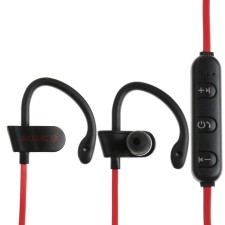 Sports headphones RT558, wireless, vacuum, WT 4.2, microphone, 80 mAh, red