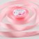 Satin tape, 20 mm × 23 ± 1 m, pale pink color No. 147