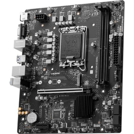 The MSI PRO B760M-E DDR4 SOC-1700 Intel B760 2xDDR4 MATX AC`97 8ch (7.1) GBLAN+ 10044-2