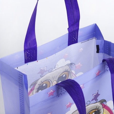 Baby bag without fastening, lilac color-2