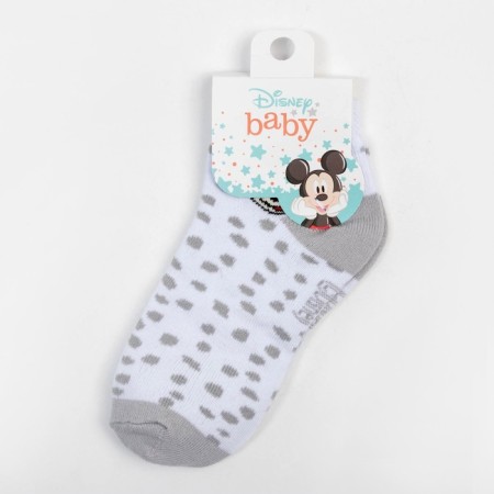 Socks Mickey Mouse, White, 14-16 cm-2