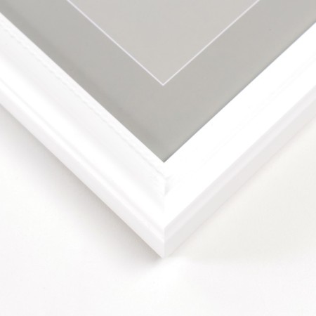 Photo frame Plastic "Gala" 15x20 cm, white (plastic screen)-2
