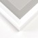 Photo frame Plastic "Gala" 15x20 cm, white (plastic screen)