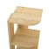 The shelf is the angular desktop and hinged Leo No. 3, 250x250x660, the oak of Sonoma