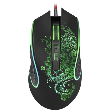 Mouse Defender Venom GM-640L, wired, game, optical, backlight, 7200DPI, black-2