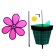 Breeze "Flower in a pot", Mix colors
