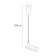 Suspension for the ARTE LAMP Optima A741033, 200 cm, white, white.