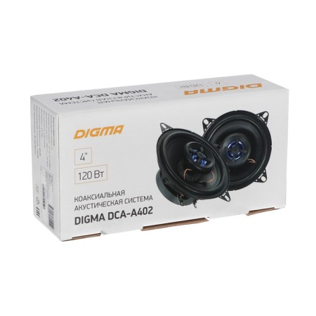 Acoustic system DIGMA DCA-A402, 10 cm, 120 watts, set 2 pcs-6