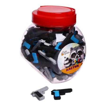 Figure eraser "Pistol", mix-8