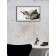 Carty clock, interior "gray cat", smooth move, 57 x 35 x 4 cm