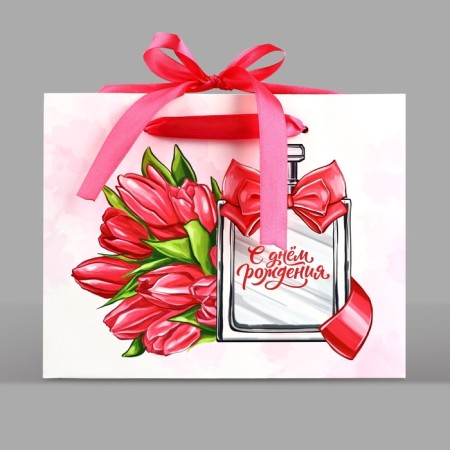 Laminated packet with a birthday tape, MS 23 × 10 × 18 cm-1