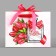 Laminated packet with a birthday tape, MS 23 × 10 × 18 cm
