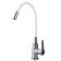 Fashun A54401-8 kitchen mixer, single-legged, flexible spout, stainless steel, white