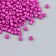 Glass beads 6/0 "pink" metallic 450 g