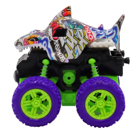 Friction Funky Toys Carpet, 4x4, with purple wheels-1