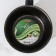Bucket "Alpha" 1.5 l, glass cover, plastic handle, anti -stick coating, red color