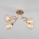 Roselyn chandelier, 4x40W E14, color gold