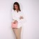 Bag for magnet, pink color