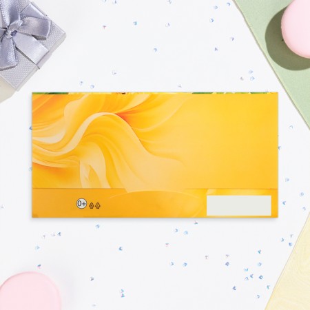 Money envelope "Universal" flowers, 16.5 x 8.5 cm-2