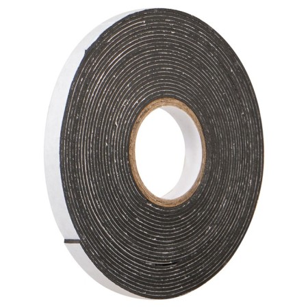 Bilateral adhesive tape, 8 mmx5 m, foamed base, black-1