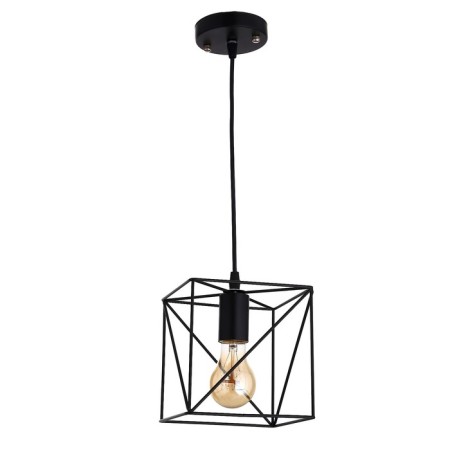 Lamp Bayerlux "Square" 1xe27 40W black 16x16x100 cm.-3