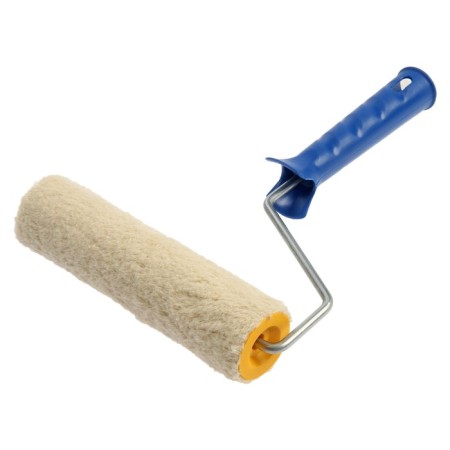 Tundra roller, natural fur, 180 mm, handle d = 6 mm, d = 42 mm, pile 12 mm