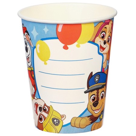 Paper glass "Happy Birthday!", 250 ml, puppy patrol-2