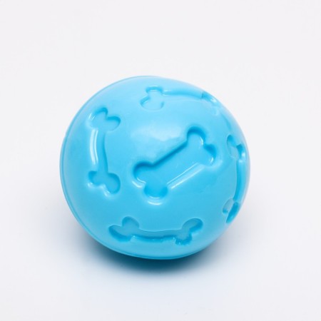 Ball under the treats thickened TPR, 7 cm, blue-2