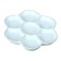 Porcelain porcelain round 14 cm, 7 cells