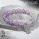 Bracelet "Joy" owl, white-lilac color, d = 7