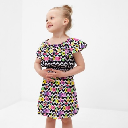 Kit for girls, black/white color, height 104 cm-3