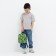 Baby backpack on zipper, external pocket, lightning color