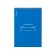 Notepad for spirals A5, 80 sheets, cage, Erichkrause "Mirage", plastic cover silk -screen cover, OFSET BELICE 100%, blue