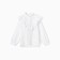Blouse for girls minku color white, height 140 cm