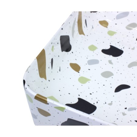 Haling linker Bronze de Luxe Terrazzo 1061TR, 605x350x110, without overflow, Faance-2