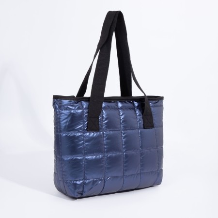 Zipper bag with lightning, blue color-1