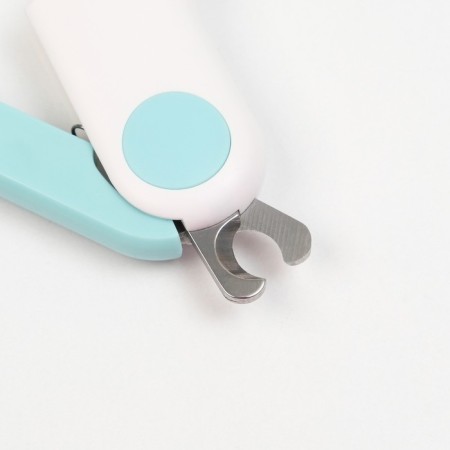 Claw - scissors for animals with LED lantern, blue-5