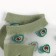 Women's socks "avocado", green color, size 23-25 ​​(36-40)