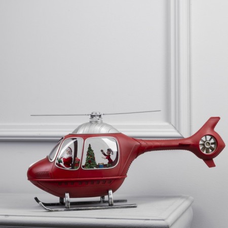 LED figure "Helicopter" 48 × 22 × 12 cm, plastic, CH3 batteries (not in the kit), USB, glow warm white-1