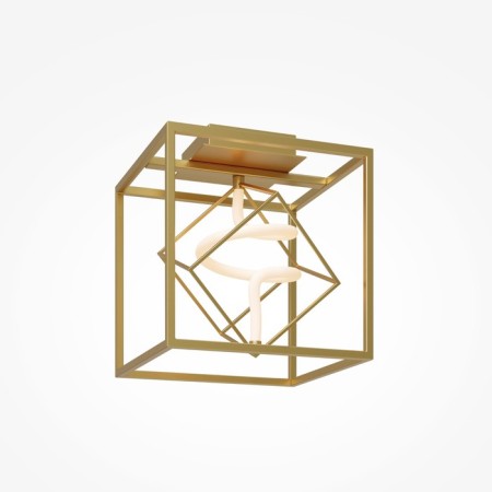 Ceiling lamp Maytoni Mod345CL-L9BS3K MEMBRANE, 260x260x300 mm, LED, 9W, 540LM, 3000K, Brass color-4