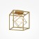 Ceiling lamp Maytoni Mod345CL-L9BS3K MEMBRANE, 260x260x300 mm, LED, 9W, 540LM, 3000K, Brass color